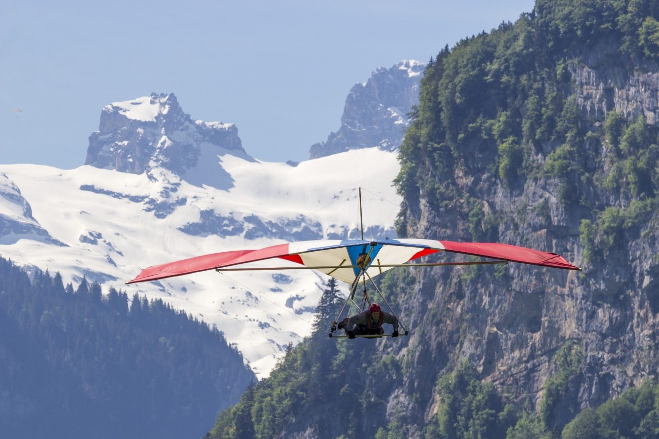 Historisches Thermikdummy im Anflug